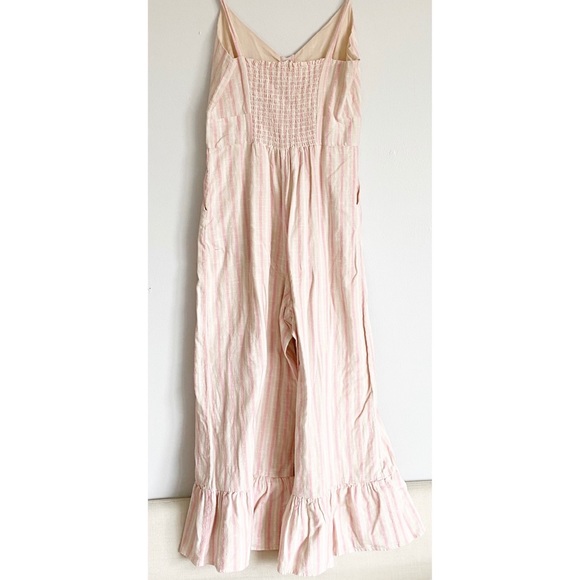 Loveshackfancy Edeline Striped Ruffle Jumpsuit 0 - Picture 13 of 14